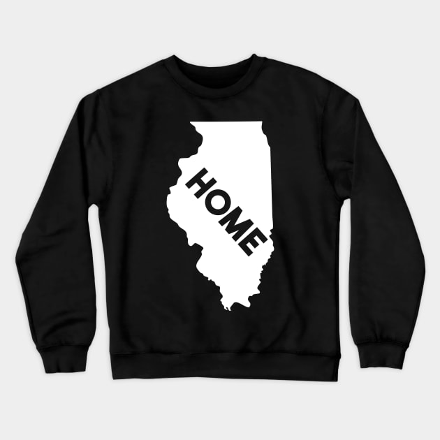 Illinois Is My Home Design. Graphic Illinoisan Tee Crewneck Sweatshirt by ghsp